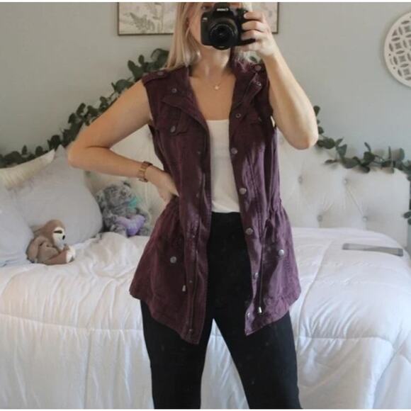 Altar'd State Utility Outerwear Vest size M - Picture 4 of 7